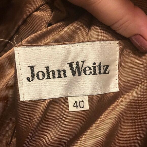 Vintage John Weitz Wool Winter Peacoat - Picture 9 of 10